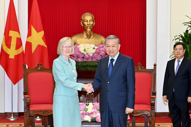 Tổng Bí thư Tô Lâm tiếp Đại sứ Australia nhân dịp bắt đầu nhiệm kỳ